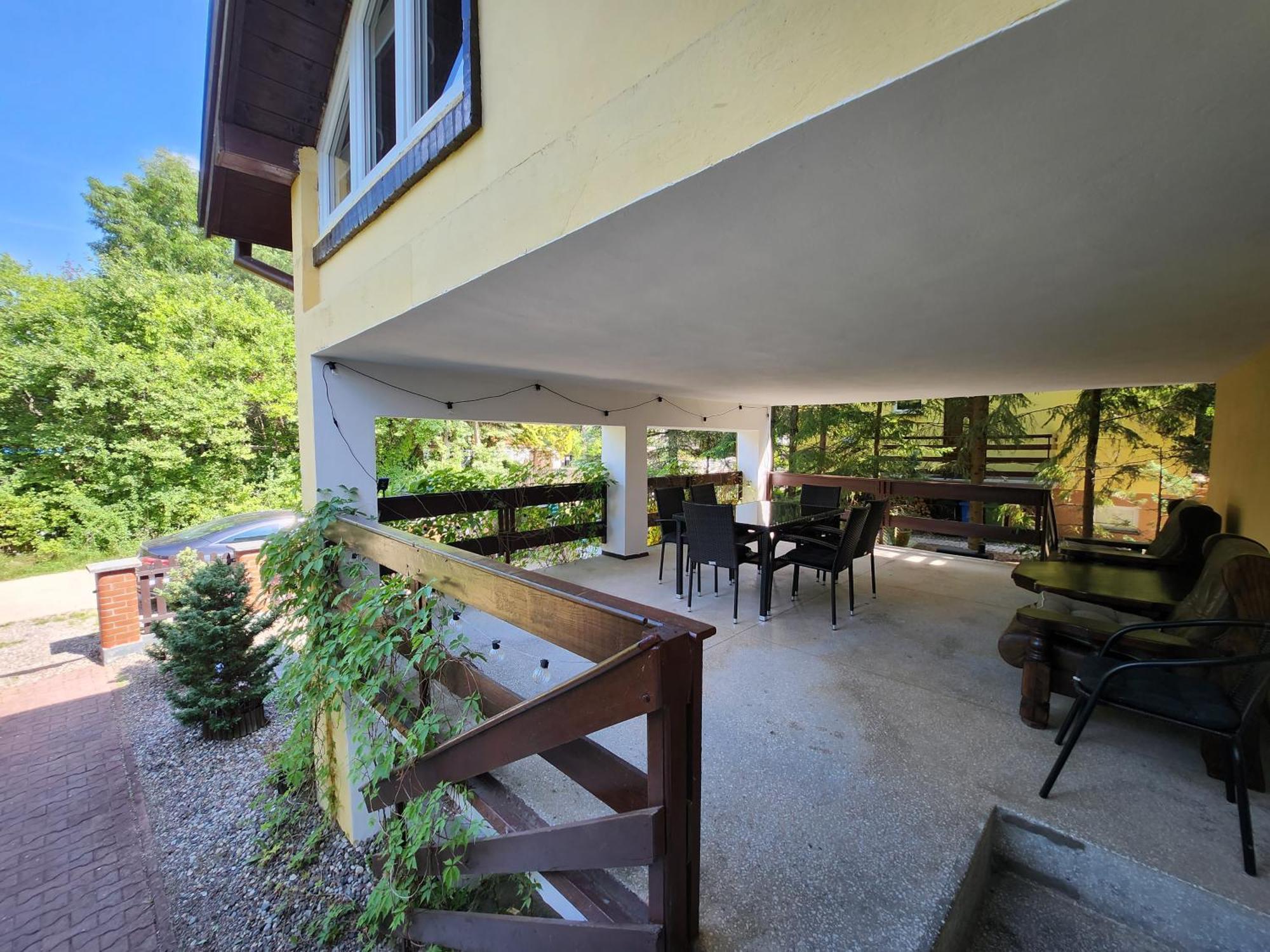 Duzy Dom Wilkasy Zalesie 100M Od Plazy Villa Dış mekan fotoğraf